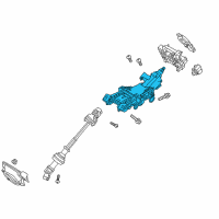 OEM 2018 Ford Taurus Column Assembly Diagram - DG1Z-3C529-X