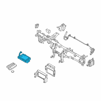 OEM 2014 Hyundai Genesis Coupe UNIT ASSY-BCM & RECEIVER Diagram - 95400-2M862