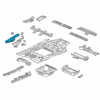 OEM 2017 Honda Odyssey Frame, R. RR. Diagram - 65611-TK8-A00ZZ