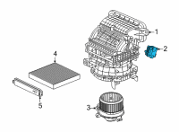 OEM 2022 Acura MDX Motor Assembly, F/R Diagram - 79260-TYA-A41