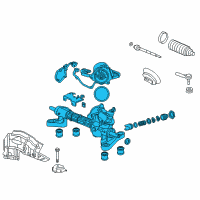 OEM 2013 Honda CR-V Gear Box Complete, Steering Diagram - 53601-T0A-A01