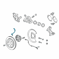 OEM 2022 Chevrolet Blazer Brake Hose Diagram - 84579662