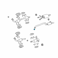 OEM 2005 Toyota Tundra Center Pipe Gasket Diagram - 90917-06085