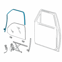 OEM Ford Explorer Sport Run Channel Diagram - YL2Z-9821547-AAA