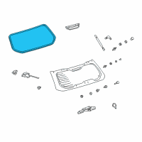 OEM 2005 Toyota Matrix Weatherstrip Diagram - 67882-02010