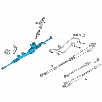 OEM Infiniti G35 Power Steering Gear & Linkage Assembly Diagram - 49001-AM600