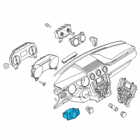 OEM 2020 Ford Mustang Headlamp Switch Diagram - DG9Z-11654-FB