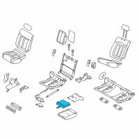 OEM 2012 Ford F-150 Cup Holder Diagram - BL3Z-1613562-AD