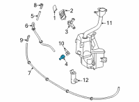 OEM Lexus NX250 Hose Diagram - 90075-15053