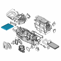 OEM 2015 Lincoln MKS Filter Diagram - AE9Z-19N619-A