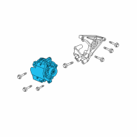 OEM 2010 Cadillac STS Alternator Diagram - 84009373