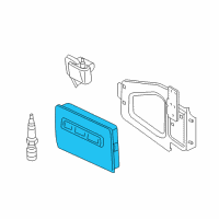 OEM 2004 Dodge Ram 1500 Powertrain Control Module Diagram - RL029467AH