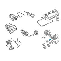 OEM 1992 Dodge Stealth Shaft-Timing Belt TENSIONER Diagram - MD145168