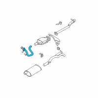 OEM 1994 GMC Sonoma Pipe Asm-Exhaust Manifold(W/Converter) Diagram - 15689694