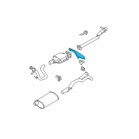 OEM Chevrolet S10 Hanger-Catalytic Converter Diagram - 15672827