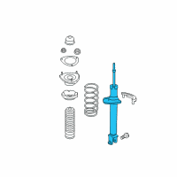 OEM 2012 Infiniti M35h ABSORBER Kit-Shock, Rear Diagram - E6210-1MG0C