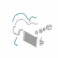 OEM 2005 Ford Focus AC Line Diagram - 6S4Z-19835-AA