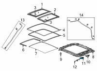 OEM Chevrolet Bolt EUV Motor Diagram - 42673424