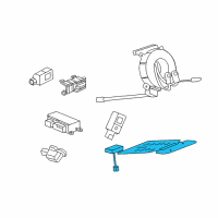 OEM 2015 Cadillac ELR Sensor Kit-Airbag Front Pass Presence Diagram - 23504894