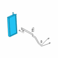 OEM Chrysler Transmission Cooler Assembly Diagram - 52029009AB