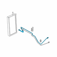 OEM 2008 Dodge Durango Tube-Oil Cooler Diagram - 55056535AA