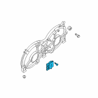 OEM Infiniti QX60 Fan Cont-M Diagram - 21493-3JA0E