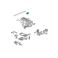 OEM Honda Element Motor Assembly, Temperature Diagram - 79160-S5D-A01
