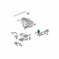 OEM Honda Element Motor Assembly, Mode Diagram - 79140-S9A-A01