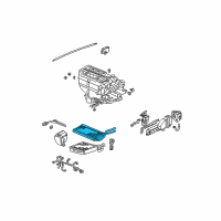 OEM 2004 Honda CR-V Core Sub-Assembly, Heater Diagram - 79110-SCA-A01