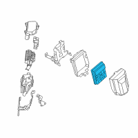 OEM 2017 Infiniti Q60 Ipdm Engine Room Control Unit Assembly-Ipdm Diagram - 284B7-4GC0D