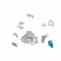 OEM 2002 Saturn L200 Support, Engine Rear Mount Diagram - 9127181