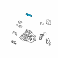 OEM 2000 Saturn LS Bracket, Engine Mount Diagram - 9127295