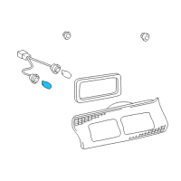 OEM 1998 Toyota Camry Bulb Diagram - 90084-98040