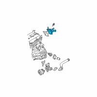 OEM 2007 Nissan Frontier Outlet-Water Diagram - 11060-EA000