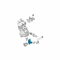 OEM Nissan Cover-Water Pump Diagram - 21013-EA000