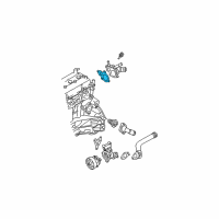 OEM 2005 Nissan Frontier Gasket-Water Outlet Diagram - 11062-EA00A