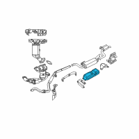 OEM 2012 Chrysler Town & Country Shield-Exhaust Diagram - 4881504AD