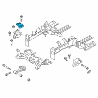 OEM 2017 Hyundai Elantra Engine Mounting Bracket Assembly Diagram - 21825-F2000