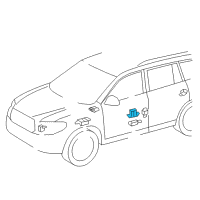 OEM 2008 Toyota Avalon Occupant Sensor Diagram - 89178-06040