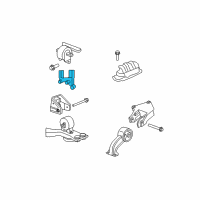 OEM 2010 Dodge Avenger Transmission Mount Diagram - 4766495AA