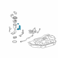 OEM Lexus Regulator Assy, Fuel Pressure Diagram - 23020-31010