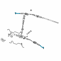 OEM 2014 Kia Sedona End Assembly-Tie Rod LH Diagram - 568204D001