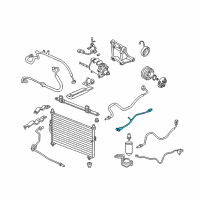 OEM 2001 Honda CR-V Pipe, Condenser Diagram - 80331-S10-A01