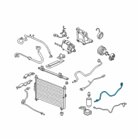 OEM 2000 Honda CR-V Pipe C, Rear Receiver Diagram - 80343-S10-A01