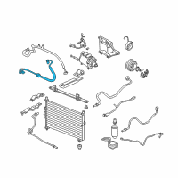 OEM 2000 Honda CR-V Hose, Discharge Diagram - 80315-S10-003