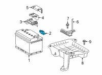 OEM Toyota Negative Term Diagram - 28850-F0090