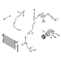 OEM 2016 Lincoln MKS Drier Diagram - EB5Z-19C836-A