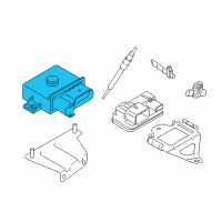 OEM 2014 BMW 535d Engine Control Module Diagram - 13-61-8-588-425