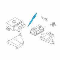 OEM 2015 BMW X3 Glow Element Diagram - 12-23-0-035-934