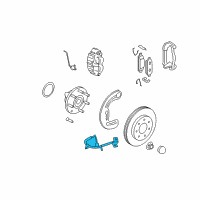 OEM 2008 Lincoln Mark LT Brake Hose Diagram - 7L3Z-2078-L